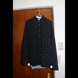 Fried Denim Lightning Button Up